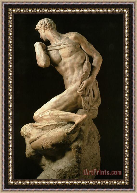 Michelangelo Victory [detail 1] Framed Print